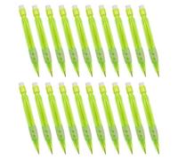 ljhnba 20 piezas portaminas pequeño y corto con borrador pequeño, lápiz automático de dibujo de 0, 7 MM para escribir, dibujar y dibujar, escritura