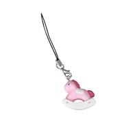ljhnba Adorable cordón de resina colorido con dije de caballo, ligero, de colores brillantes, adorable llavero de caballo para dispositivos móviles, accesorio divertido y elegante, regalo para mujeres