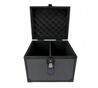 ljhnba Caja de Almacenamiento de Tarjetas de Aluminio para exhibición de Transporte Seguro Tarjetas coleccionables Caja de Almacenamiento de Tarjetas de Aluminio