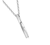 ljhnba Collar de urna de cremación, joyería Conmemorativa para Mascotas, joyería de urna para preservar la Memoria de los Animales, Regalo perdido, Recuerdos para Mascotas