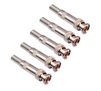 ljhnba Monitoreo de Conector de vídeo de Cabeza BNC de Cobre 75 3/4 / 5 Conector de Ajuste de Seguridad de línea Accesorios de transmisión de Cable de instalación