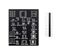 ljhnba Placa adaptadora programable 25 en 1 WLCSP2X2 Soporte de Prueba 4X5WSON para SOIC8 SOP8 DFN8 y Otro Adaptador de Programador de Chip