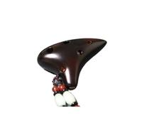 LJISEHG Ceramic Flute Mini Pendant 6 Hole Retro Style SF Tuning Instrument