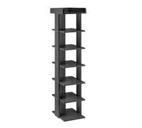 LJISEHG Estante De Almacenamiento Alto Y Delgado for Zapatos, Organizador Estrecho Que Ahorra Espacio for Entrada, Pasillo, Apartamento(Black,7 Tier Standard)