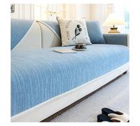 LJISEHG Funda de sofá Antideslizante 110x240cm, Protector de Muebles for sofá de 1/2/3/4 plazas, partículas de Silicona, Lavable for Sala de Estar(Blue,110 * 160cm)