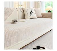 LJISEHG Funda de sofá Antideslizante 110x240cm, Protector de Muebles for sofá de 1/2/3/4 plazas, partículas de Silicona, Lavable for Sala de Estar(Golden Caffee,45 * 45cm Pillowcase)