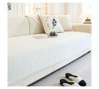 LJISEHG Funda de sofá Antideslizante 110x240cm, Protector de Muebles for sofá de 1/2/3/4 plazas, partículas de Silicona, Lavable for Sala de Estar(Creamy White,45 * 45cm Pillowcase)