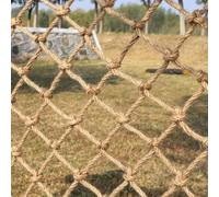 LJISEHG Jute Rope Net for Balcony and Stair Safety - Multi-Functional Protective Netting for Playgrounds and Home Use(0.5M*5M(1.64FT*16.4FT))