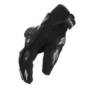 LJISEHG Kawasaki guantes de dedo completo guantes de bicicleta transpirable para evitar colisiones GUANTES DE Caballero guantes deportivos al aire libre(MR-Black-ThickenedShell[New],XL)