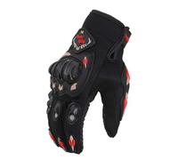 LJISEHG Kawasaki guantes de dedo completo guantes de bicicleta transpirable para evitar colisiones GUANTES DE Caballero guantes deportivos al aire libre(MR-RedGrey-ThickenedShell[New],XL)