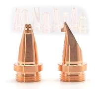 LJISEHG Kit de boquillas for máquina de soldar láser M16, boquilla de cobre, for cabezal de pistola portátil, adaptador de alimentación de alambre M10,(1.0mm Nozzle Interior Angle,5pcs)