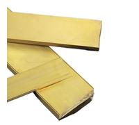 LJISEHG Placa plana de latón H59 - Lámina rectangular de metal macizo de cobre puro, tira de latón macizo de alta(6x8x500mm)