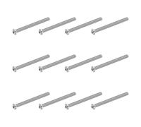 LJISEHG Tornillos de casquillo con cabeza de botón 304 SS Lámpara de bomba de agua de muebles de plata de varios tamaños(1/4-20 UNC x 3 Inch)