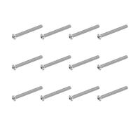 LJISEHG Tornillos de casquillo con cabeza de botón 304 SS Lámpara de bomba de agua de muebles de plata de varios tamaños(1/4-20 UNC x 2-1/2 Inch)
