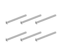 LJISEHG Tornillos de casquillo con cabeza de botón 304 SS Lámpara de bomba de agua de muebles de plata de varios tamaños(5/16-18 UNC x 4 Inch)