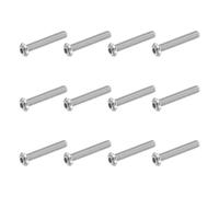 LJISEHG Tornillos de casquillo con cabeza de botón 304 SS Lámpara de bomba de agua de muebles de plata de varios tamaños(5/16-18 UNC x 2 Inch)