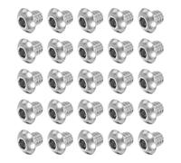 LJISEHG Tornillos de casquillo con cabeza de botón 304 SS Lámpara de bomba de agua de muebles de plata de varios tamaños(1/4-20 UNC x 1/4 Inch)