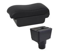 LJLAM Caja De Reposabrazos Coche para Ford EcoSport 2018-2021, Apoyabrazos Coche Consola Reposabrazos Central Tapizado Caja de Almacenamiento