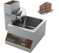 LjlXanthiper Profecional Fundidor De Chocolate,Calentador Electrico De Chocolate,Comercial Crisol De Chocolate Máquina,Temperatura Ajustable,para Catering,Restaurante,Cantina 12KG