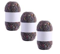 LJMSTDM Soft Hohair Yarn, 2025 Cashmere Hand Crochet Yarn for Crochet, Soft and Comfortable, Hand Knitting Yarns for Scarves (Dark Gray)