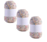 LJMSTDM Soft Hohair Yarn, 2025 Cashmere Hand Crochet Yarn for Crochet, Soft and Comfortable, Hand Knitting Yarns for Scarves (Ivory)