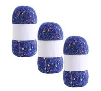 LJMSTDM Soft Hohair Yarn, 2025 Cashmere Hand Crochet Yarn for Crochet, Soft and Comfortable, Hand Knitting Yarns for Scarves (Blue)