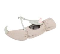 Ljmyy Bolsa de transporte para hámster para mascotas pequeñas, bolsa de viaje transpirable, portátil, accesorios de jaula para casa, cama de erizo, para cueva, nido de ardilla, cama de forro polar