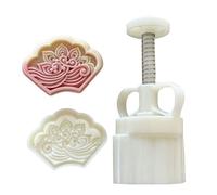 Ljmyy Molde de plástico ABS para tartas de lunas a presión, único, tradicional chino, para hornear postres