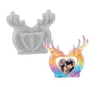 Ljmyy Molde de silicona con forma de ciervo para velas y resina para decoración del hogar