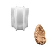 Ljmyy Molde de silicona reutilizable con diseño de alas angélicas para fragancias, difusor de manualidades, decoración del hogar, creación artística hecha a mano