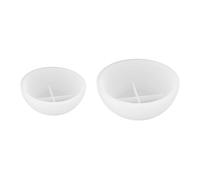 Ljmyy Moldes redondos de silicona para fundición de resina, maceta, maceta de hormigón, decoración del hogar, elastómero de grado alimenticio