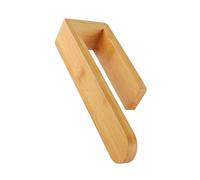 Ljmyy Toallero de madera sin taladros, organizador de baño, impermeable, estante colgante para cocina, cuarto de lavado