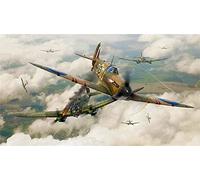 LJPENG Pintar por Numeros Aviones militares Spitfire para Adultos Niños con Pinceles y Pinturas Decoraciones para el Hogar 16 * 20 Pulgadas (Sin Marco)