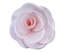 LJRPUPY Broche de malla de tela delicada con diseño de rosas, broches de solapa para mujer, boda, fiesta, banquete, vestido, accesorios, 4.7in, arte de tela, arte de tela