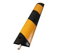 LJTHUU Reductores de Velocidad de Goma de Alta Resistencia, Cubierta de Goma para Cables de rampa, Protector de Cables, rampas, Protector de mangueras de Alambre, para Asfalto, hormigón y Grava.