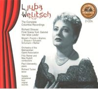 Ljuba Welitsch Ljuba Welitsch: The Complete Columbia Reco (CD) (Importación USA)