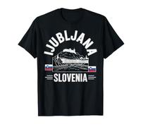 Ljubljana Eslovenia Scenic Arch Travel Souvenir Camiseta