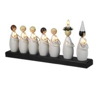 Ljusstake Luciatåg Vit