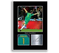 LJW Prints Iker Casillas - Póster con autógrafo firmado de jugador de fútbol para aficionados y aficionados españoles