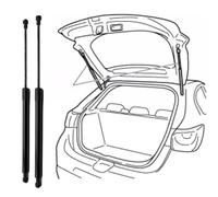 LJWAN 2 Piezas Amortiguadores Maletero para Citroen Grand C4 SpaceTourer (3A,3E) 2018-2021(OEM:9806879280)-67cm, Soportes Elevación Varilla Resorte Amortiguador Puntales Portón