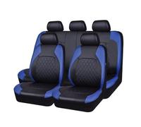 LJWAN 9 Piezas Fundas Asientos Coche para Ford Kuga (CX482) Titanium/X/ST Line 2019-2023 Protector de Asiento Universal de Cuero PU, Conjunto Completo de Accesorios Interiore,Blue