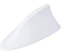 LJWAN Coche Antena de Aleta Tiburón para BMW 1 Series E82 4 Door 2007-2011, Antena Coche Estilo Aleta tiburón Techo Superior Am/FM Radio Amplificador señal,G/White