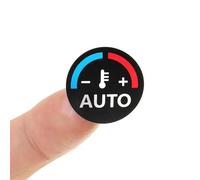 LJWAN Coche Central Control Botón Pegatinas para Ford S-MAX Mondeo, AC Control Central Etiqueta Engomada Pegatinas Coche AC Botón Reparación