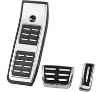 LJWAN Cubiertas de Pedales de Coche para Audi A4 B9 A5 F5 2016-2019, Fundas de Pedal de Antideslizantes Cubierta De Pedal para Frenado Embrague
