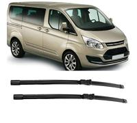 LJWAN Escobilla Limpiaparabrisas para Ford Tourneo Transit Custom 2012-2017 30"+28", Coche Parabrisas Limpiaparabrisas Delantero Ventan Escobillas Autopartes