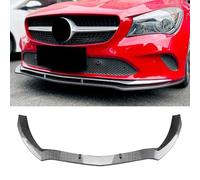 Labio del Parachoques Delantero del Coche para Mercedes Benz CLA-Klasse C117 Standardversion 2016-2019, ABS Bumper Canard Lip Splitter Difusor de Alerón Protector de Canard