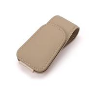 LJWAN Soporte para Gafas de Coche para Volkswagen ID.4, Cuero magnético Soporte Gafas Coche, Clip para Tarjetas de Billetes,B