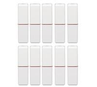 LjwZekyrnt 10pcs Portable Empty Lipstick Tube DIY Empty Lip Balm Tube Refillable Lipstick Bottle Container