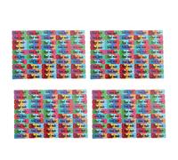 LjwZekyrnt 200 etiquetas de madera de 30 x 10 mm, personalidad de color, fuerte, duradera, hecha a mano, señal manual de madera