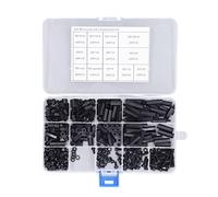 LjwZekyrnt 320 Piezas Espaciador de Tornillos Hexagonales M3 Nylon Macho Hembra Espaciadores de Tornillos Hexagonales Kit Surtido de Tuercas con Caja de Almacenamiento